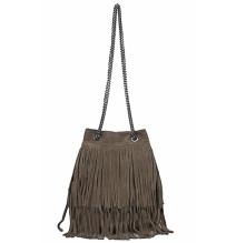 Wildlederhandtasche 429 taupe