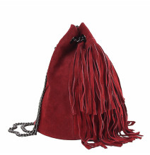 Wildlederhandtasche 429 taupe