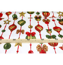 Vianočná bavlnená obliečka na vankúš Vianočné ozdoby | Mondo Italia