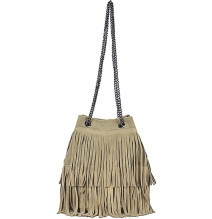 Wildlederhandtasche 429 taupe