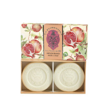 Set regalo di saponi Melograno 2x115 g