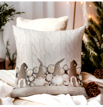 Pillowcase Gnomes beige Made in Italy