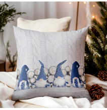 Povlak na polštář Skřítci modrí 40x40 cm Made in Italy