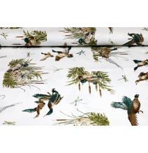 Table runner Duck and pheasant