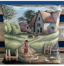 Gobelínová obliečka na vankúš 42x42 cm Eden 6230