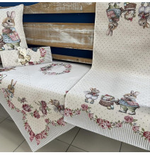 Veľkonočný gobelínový obrus Veľkonočný zajačik - MondoItalia.sk