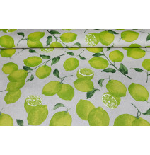 Dekoračná látka citróny, š. 140 cm
