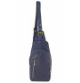 Pánska kožená taška cez rameno 990 modrá