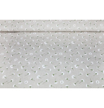 Decorativ Fabric Daisies, H.140 cm