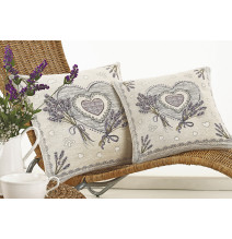 Gobelínový povlak na polštář Levandule Chenille IT102