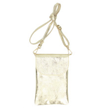 Kožené púzdro na mobil 297 zlaté Made in Italy