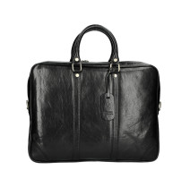 Cartella in vacchetta 380 nero Made in Italy