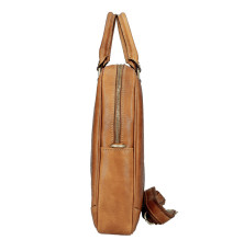 Leder Kuriertasche 380 cognac Made in Italy