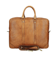 Leder Kuriertasche 380 cognac Made in Italy