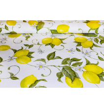 Table runner 50x150 cm Panama Lemons