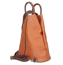 Kožený batoh hnědý