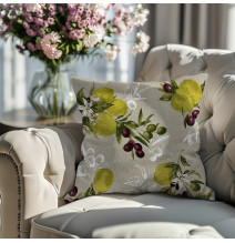 Pillowcase lemons with olives