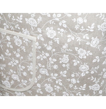 Kitchen apron mini white flowers