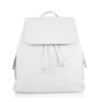 Leather backpack 420 Made in Italy white