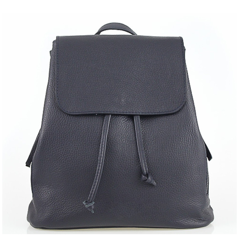 Lederrucksack 420 Made in Italy blau