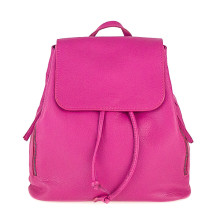 Zaino in pelle 420 Made in Italy fucsia