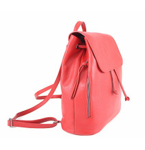 Leather backpack 420 Made in Italy fuxia