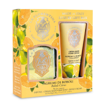 🍊 La Florentina Agrumi di Boboli Gift Box Soap & Hand Cream