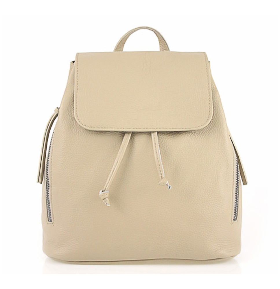 Lederrucksack 420 Made in Italy taupe