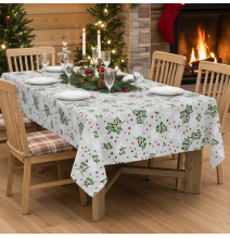 Christmas tablecloth Mistletoe