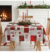 Weihnachtstischdecke Merry Christmas