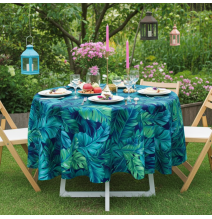 Round waterproof tablecloth multicolored MIGD219