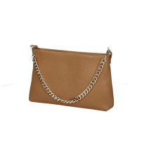 Genuine Leather Shoulder Bag 739 cognac Made in Italy