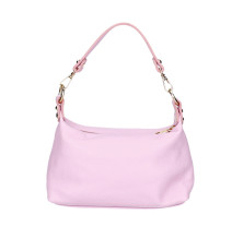 Echt Leder Schultertasche 170 Bonbonrosa Made in Italy