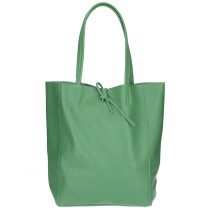 Maxi Ledertasche 396 grün Made in Italy