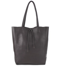 Maxi Ledertasche 396 dunkel braun Made in Italy