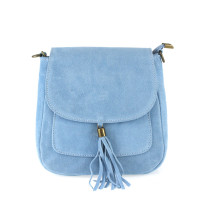 Bőr válltáska 1147 égkék