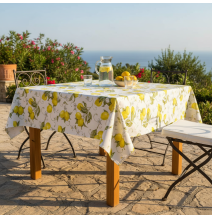 Cotton tablecloth Lemons