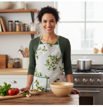 Kitchen apron olives