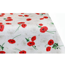 Tovaglia di papaveri selvatici rossi 90x90 cm Made in Italy
