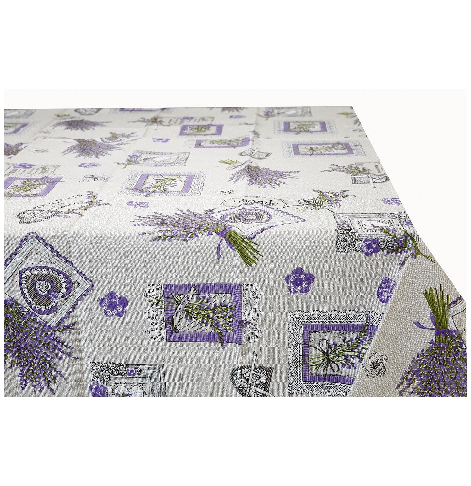 Obrus levanduľové kytice Made in Italy