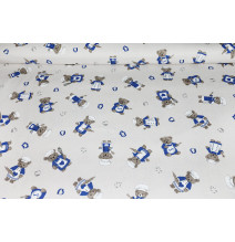 Pillowcase Teddy bear chef in blue