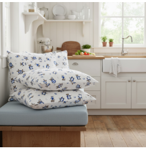 Pillowcase Teddy bear chef in blue