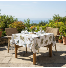Cotton tablecloth Ducks and pheasants