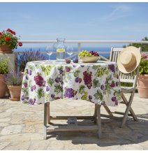 Okrúhly obrus Hrozno a figy