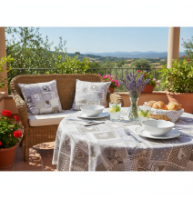 Obliečka na vankúš béžový patchwork | Mondo Italia