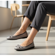 Dámske baleríny 1103 šedohnedé THE FLEXX