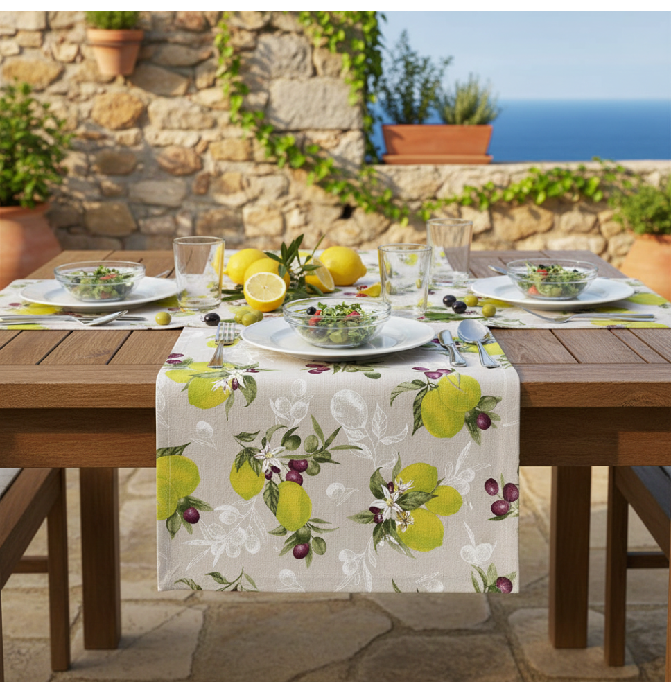 Runner limoni con olive