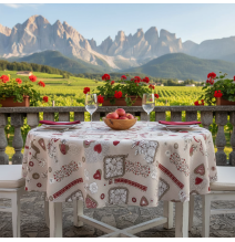 Tovaglia rotonda Tirol