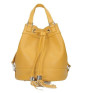 Leather Shoulder Bag 338 mustard