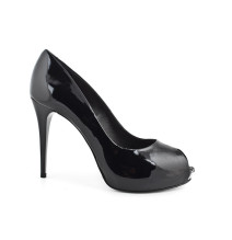 Woman high heels 633 black Elisa Morelli